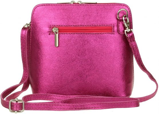 Girly HandBags Metallic Genuine Leather Cross Body Shoulder Bag - Image 3