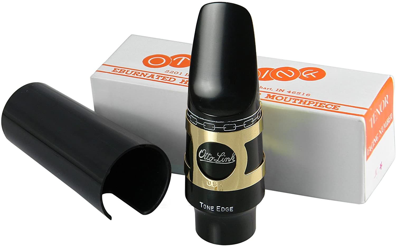 Otto Link OLET 5 Size 5 Hard Rubber Mouthpiece for Tenor Saxophone, MultiColored, 5.0 - Image 4