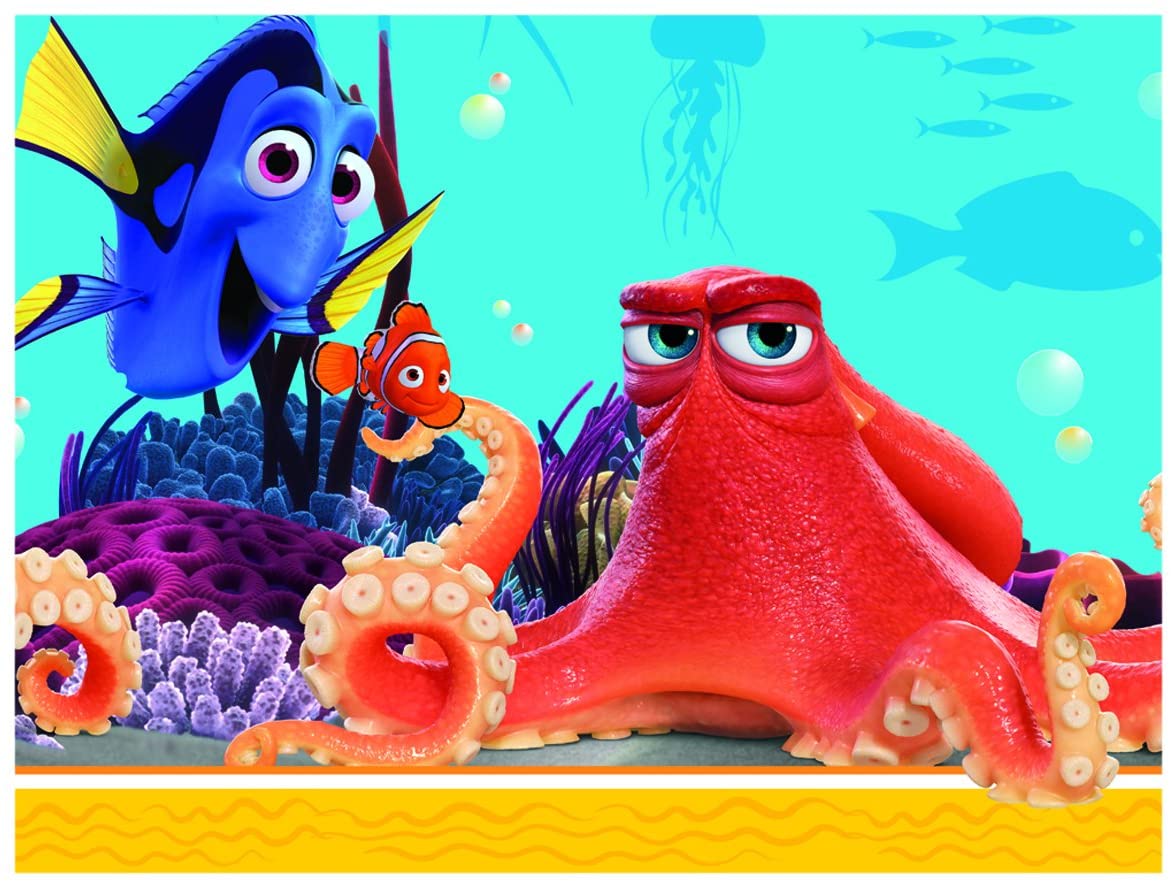 Disney 86651 Finding Nemo Table Cover, Multicolor,120x180 cm, 70.9 x 47.2 inch (Rectangular)