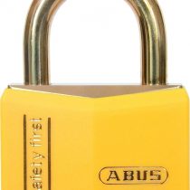 ABUS 28354 Nautic INOX Series Solid Brass Padlock - Yellow