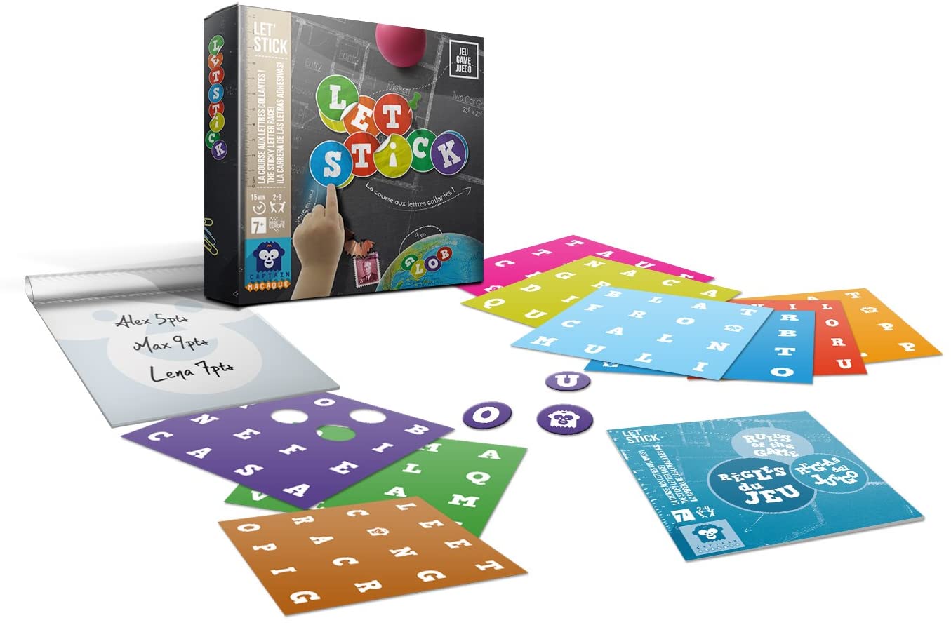 Captain Macaque Let'stick 101003914 Educational Board Game