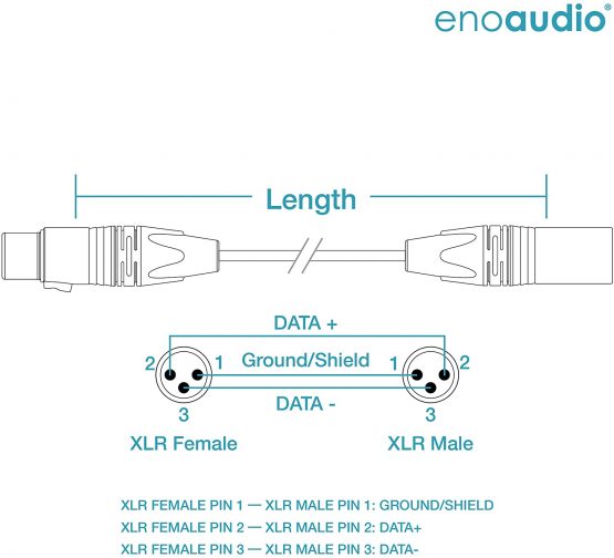 Mogami 3080 AES/EBU Digital Cable 110 Ohm | Neutrik XLR female - XLR male | HiFi - 1.0 m - Image 2
