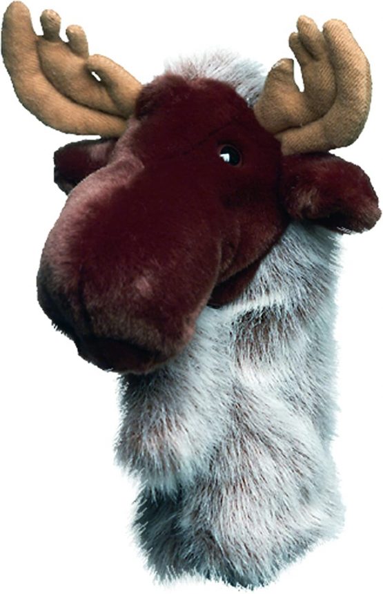 Daphne's Unisex's Moose Novelty Hybrid Headcover, Brown/Grey
