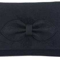 LONI Gorgeous Faux Suede Clutch Shoulder Bow Bag