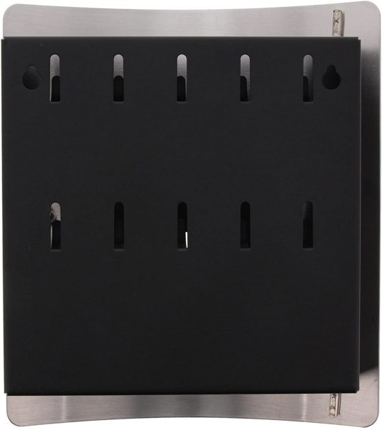 Burg-Wächter Stainless Steel Door Wall Key Box with 10 Hooks Practical Magnetic Closure Printed, 240 mm 6204/10 Ni Berlin Night - Image 2