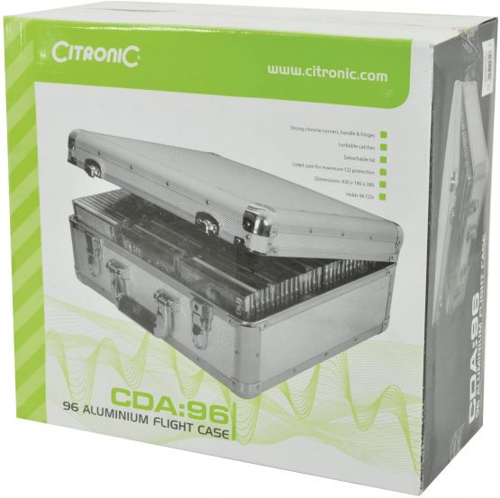Citronic Aluminium CD Case 96 CDs - Image 2