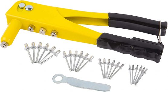 Blue Spot 09101 Hand Rivet Gun with 60 Rivets