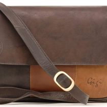 GIGI - Women's Leather Flap Over Cross Body Handbag - Shoulder Bag with Long Adjustable Strap - OTH1008