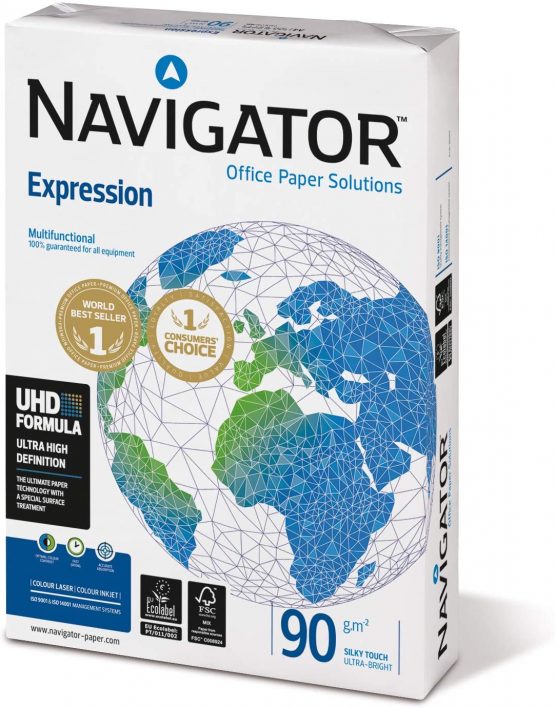 Navigator Expression Multifunctional Paper Extra Smooth Ream-Wrapped 90gsm A4 White Ref NEX0900024 [500 Sheets] - Image 2