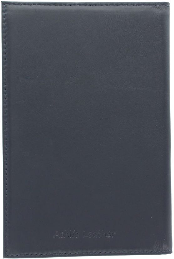 Large Leather Golf Scorecard Holder - for UK, Ireland & European scorecards 2314 Navy - Image 4