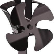 TOMERSUN 4 Blades Stove Fan Heat Powered Wood/Log Burner Fan Eco Friendly Heat Circulation for Wood/Log Burner/Fireplace