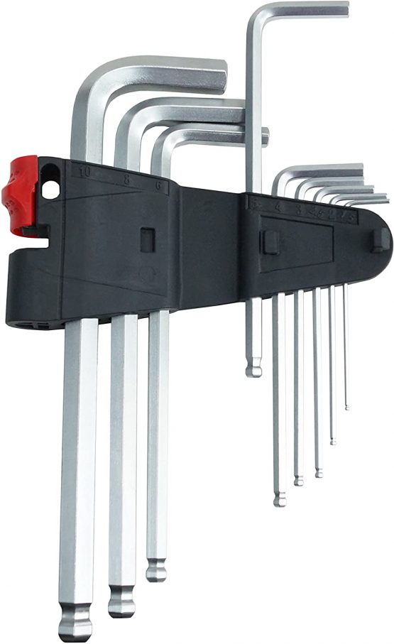 CON:P B20781 Allen Key Set Hexagonal Long, Set of 9 Pieces