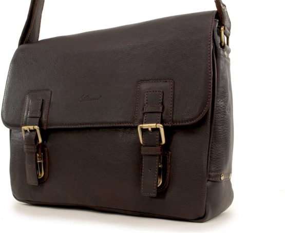 ASHWOOD - Briefcase Cross Body Messenger Bag - Laptop Bag/Business Office Work Bag - Genuine Leather - JASPER - Image 4