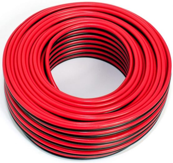 Loudspeaker Cable 2 x 2.50 mm² - 25 m - Red/Black - CCA - Audio Cable - Box Cable
