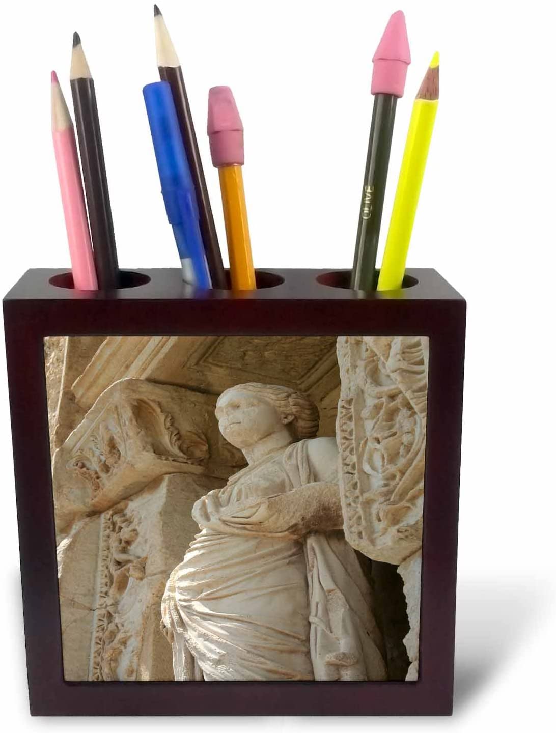 3dRose Serenity Prayer a Beautiful Dove One of a Kind Graphic Will Inspire All-Tile Pen Holder, 5-Inch (Ph_52227_1)
