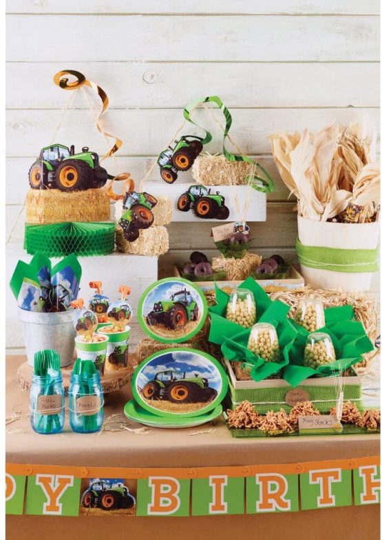 Creative Converting Tractor Time Paper Luncheon Napkins, 13"-16 Pcs, One size - Image 2