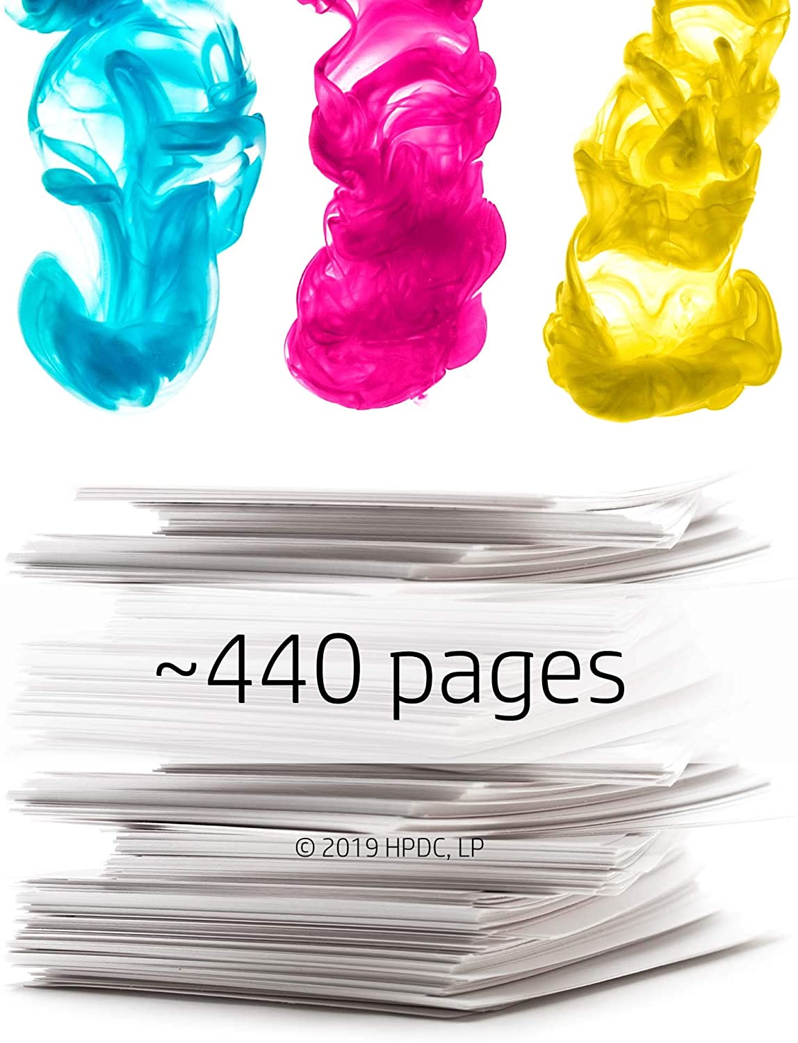 HP CC644EE 300XL High Yield Original Ink Cartridge, Tri-Colour, Single Pack - Image 2