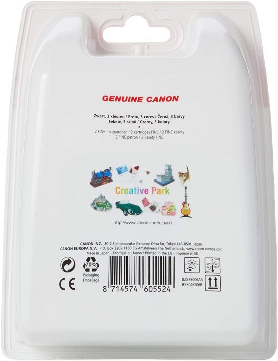 Canon ink cartridges PG-545 + CLI-546 BK / C / M / Y multipack black + color 8 ml + 9 ml ORIGINAL for PIXMA printer - Image 2
