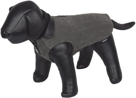 Nobby Corduro Dog Coat, 29 cm, Grey