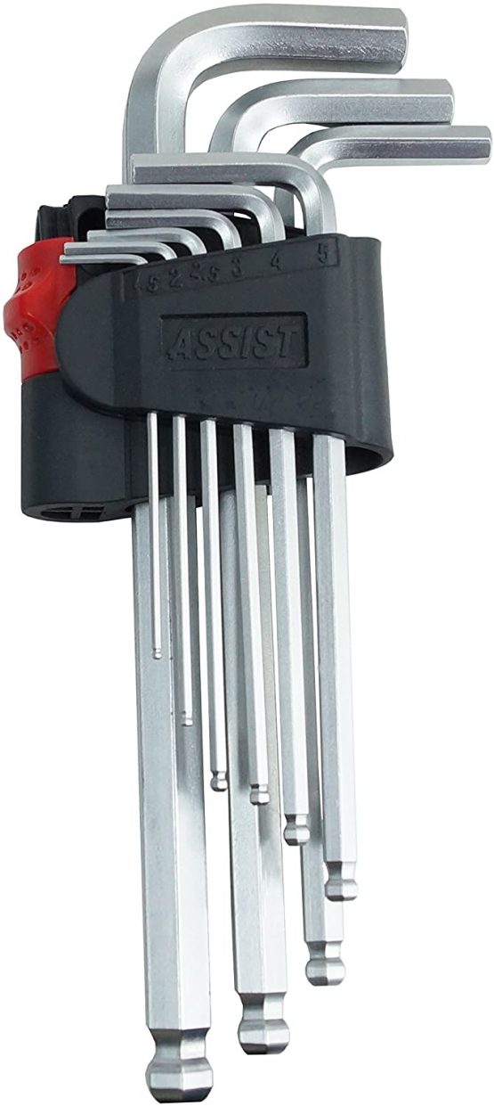 CON:P B20781 Allen Key Set Hexagonal Long, Set of 9 Pieces - Image 2