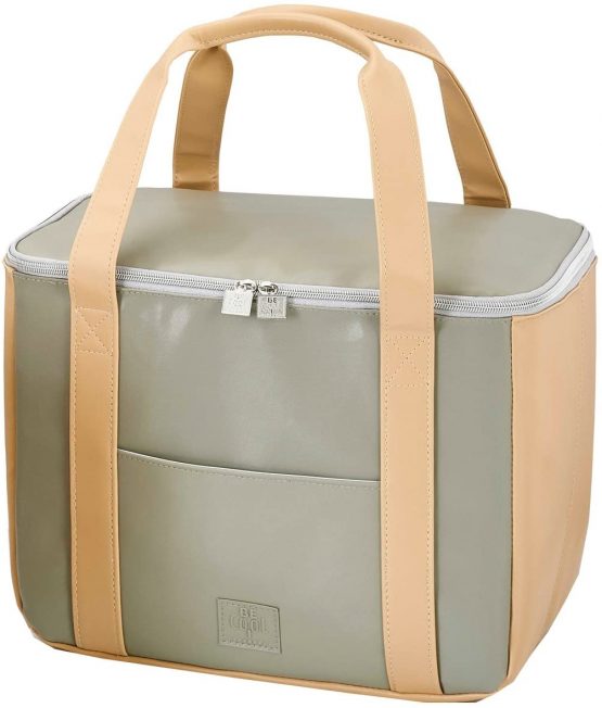 Big Cooling Bag Be Cool City"Hazelnut" in Size M with 35x21x24cm, Approx. 17.5 l Volume - Stylish Shopping Bag which Cools, with Ergonomic Handles