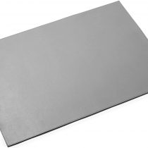 Durable Desk Mat Leather in Grey | 65 x 45cm | Hand Stitched Premium Desk Mat | Made From Soft Grained Cowhide Leather