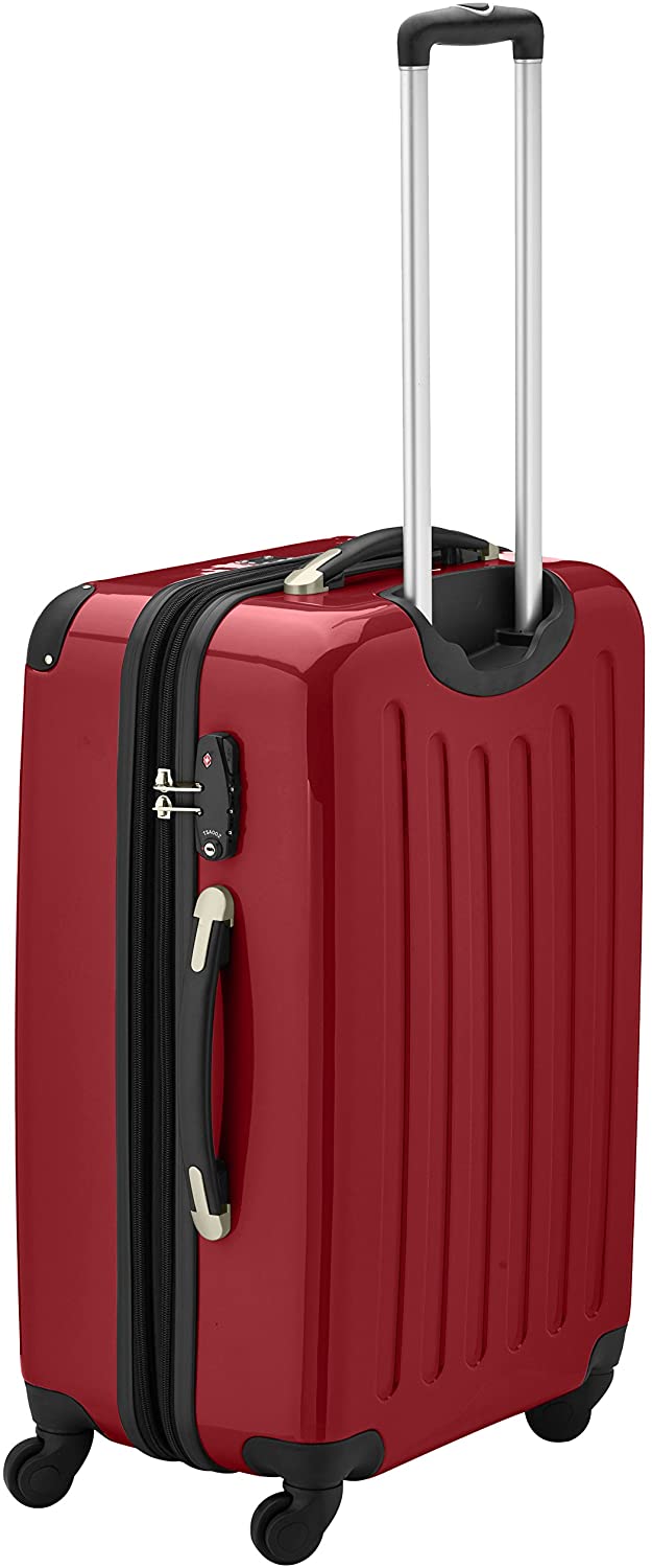 Hauptstadtkoffer Alex Expandable Hard Shell Suitcase 65 cm (74 L) with TSA Lock, Durable Travel Trolley with 4 Double Wheels, Red - Image 3