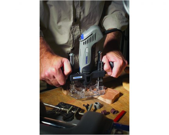 Dremel 335 Plunge Router - Rotary Tool Attachment for Precision Routing, Cutting, Drilling, Trimming & Inlay Work - Image 3