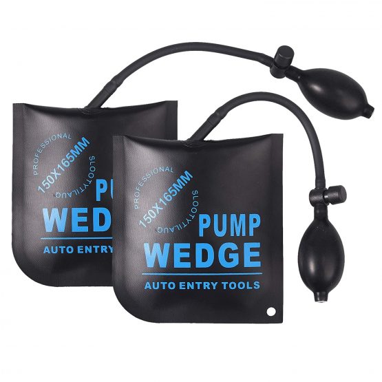 AUTOUTLET 2 Pcs Polyurethane Rubber Air Wedge Pump Wedge Inflatable Pump Bag Alignment for Home Use Door Window Installation and Auto Car Repair