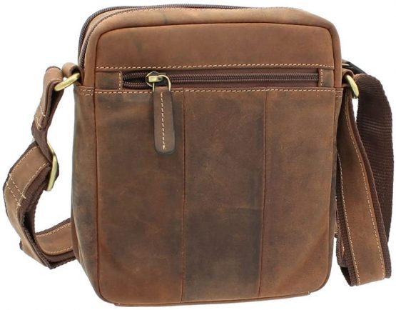 Visconti Compact Leather Messenger/Travel Bag S8 Oil Tan - Image 2