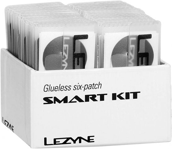 Lezyne Smart Kit Screen 6 SCHLAUCHFLICKEN, 1 Anrauher 1 Reifenflicken Tool Sets, Clear, Set of 34