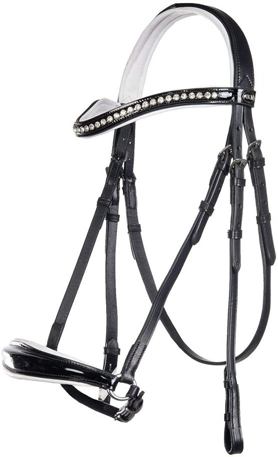 HKM Carolin Horse Equipment Black/White One Size