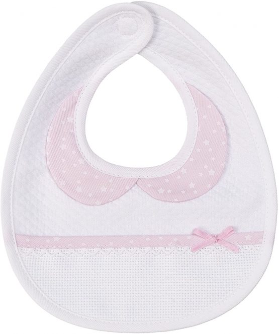 AGOFIL Baby Girls Filet 298R bib, Pink, One Size