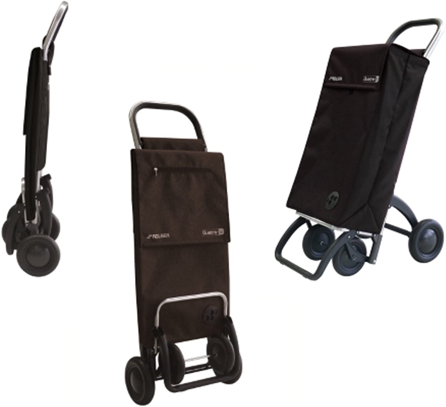 Rolser Sbelta MF 4x4 4 Wheel Shopping Trolley - Grey Marengo - Image 3