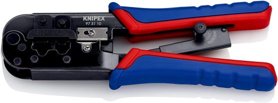 KNIPEX Crimping Pliers for Western plugs (190 mm) 97 51 10 SB (self-service card/blister) - Image 2