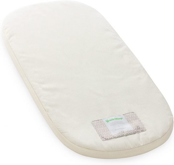 The Little Green Sheep Natural Carrycot Mattress (to fit Joolz Day - 78 x 32 cm)