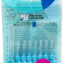 TePe Interdental Brushes 0.6mm Blue - 2 Packets of 8 (16 Brushes)