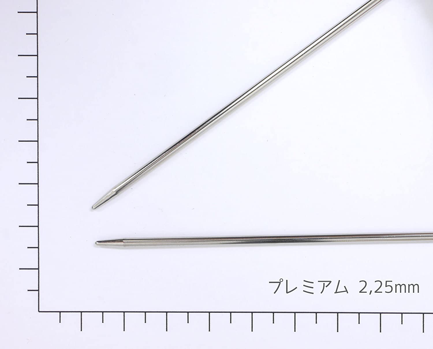 addi Basic Fixed Circular Knitting Needles 100cm 2.25mm, Zilver - Image 2