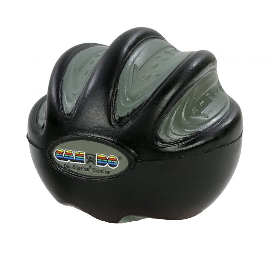 Hand exerciser - finger strengthener Cando® Digi-Squeeze, black (very strong) - Image 2