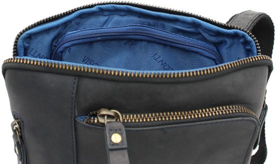 Visconti ROY Oiled Leather Tablet/iPad Cross Body Messenger Bag 15056 - Image 3