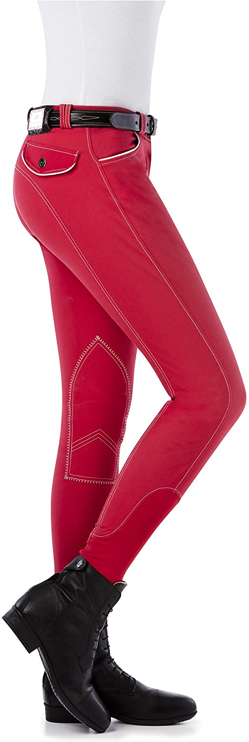 Blue/White Contrasts and Piping One Size Equi-Theme/EquitM Unisexs 979440640 Verona Breeches
