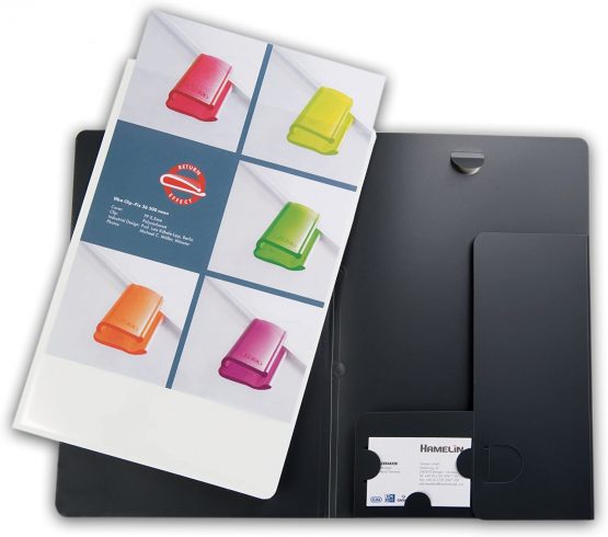 Elba Image + Black Plastic File Files (Plastic, Black, A4) - Image 3