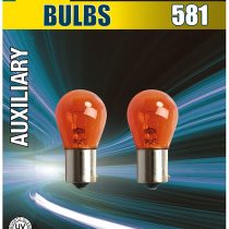 Simply S581BL 581 (PY21W) Auxiliary Bulb Blister, 12V 21W, Base BAU15S, High Performance and Maximum Visility, Provide Drivers with more time to React to Changes in Traffic Situations