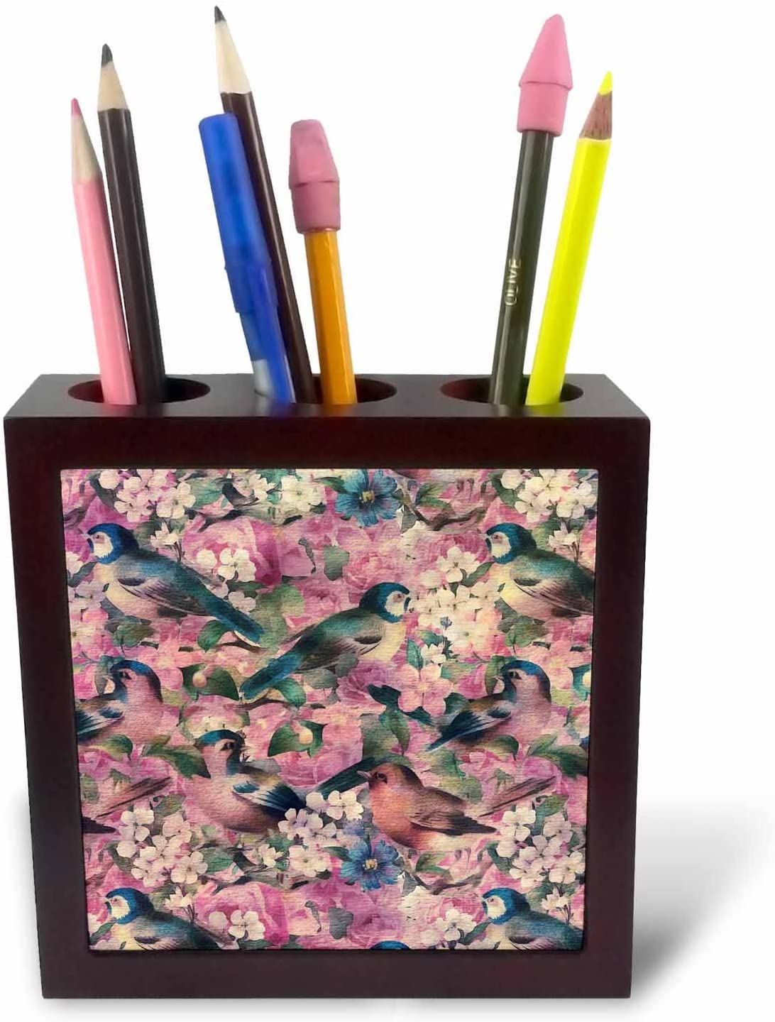 3dRose Fucking Ever-Wife Best Friend Gift-Tile Pen Holder, 5-Inch (Ph_270940_1), 5 Inches
