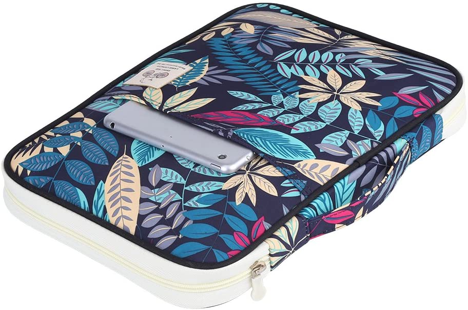 Multi-functional A4 Document Bag, Portfolio Organizer Case Zippered, Oxford Waterproof Document Bag, Navy Blue - Image 3