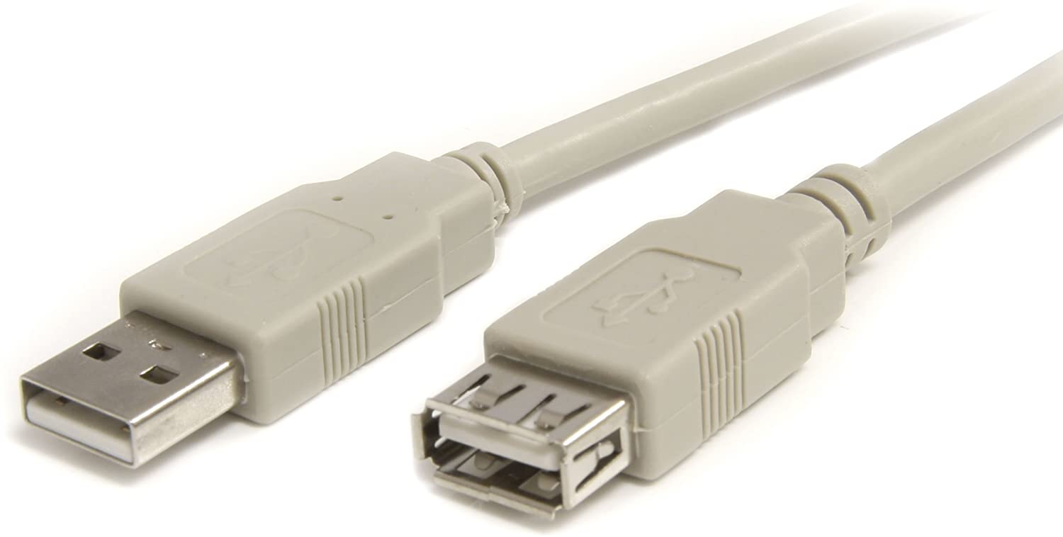 StarTech.com USBEXTAA_6 6 ft USB 2.0 Extension Cable A to A, M/F, USB Extension Cable, USB (M) to USB (F), 6 ft, Moulded