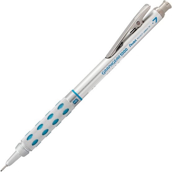 Pentel 0.7mm Graphgear 1000 Mechanical Pencil, Blue