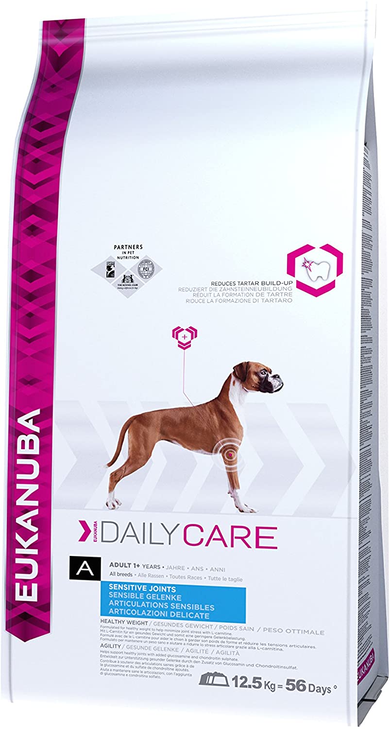 Eukanuba Dry Dog Food Daily Care Adult Sensitive Joints, Chicken, 12.5 kg, Daily Care Sensitive Joints, 12.5 kg (Pack of 1) - Image 3