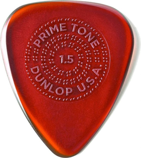 Dunlop 510P1.5 Primetone® Standard Sculpted Plectra with Grip, 1.5mm, 3/Player's Pack