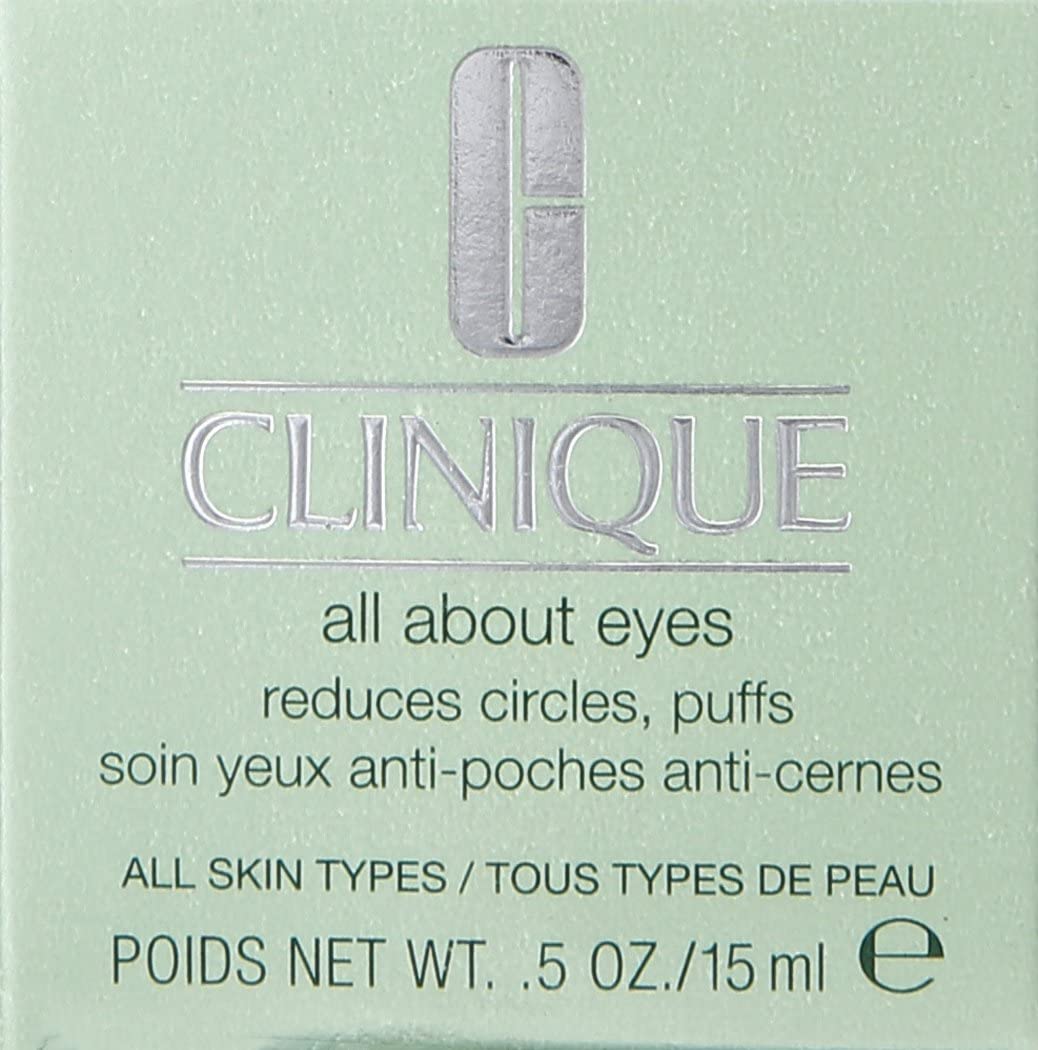 Clinique All About Eyes Lightweight Eye Cream With Vitamin C, Clear, 15 ml (Pack of 1) - Image 2